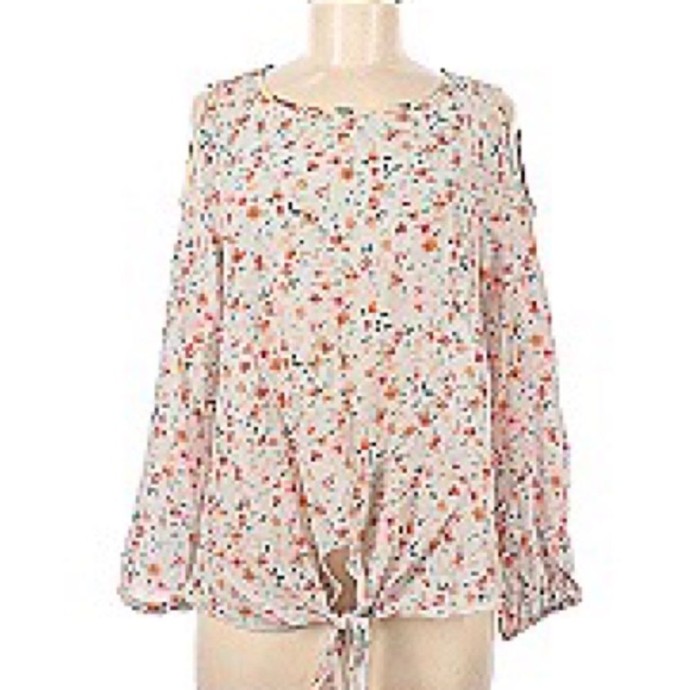*Amanda Uprichard* 🌺COQUETTE-Style🌺 SILK Sz L Floral Blouse